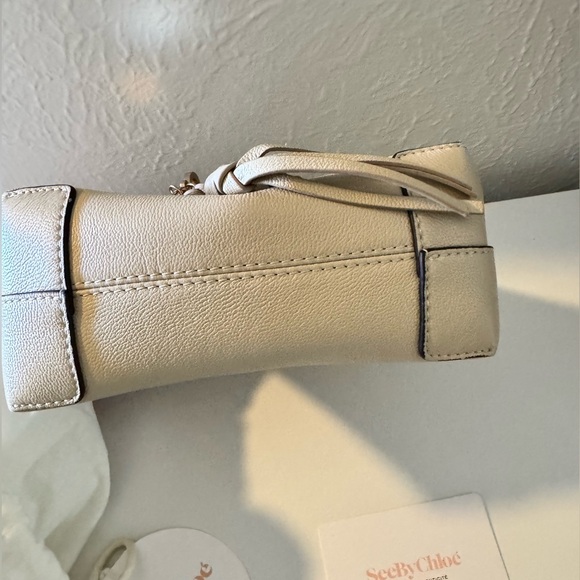 SOLD NWT Joan mini hobo in cement beige - Picture 7 of 10